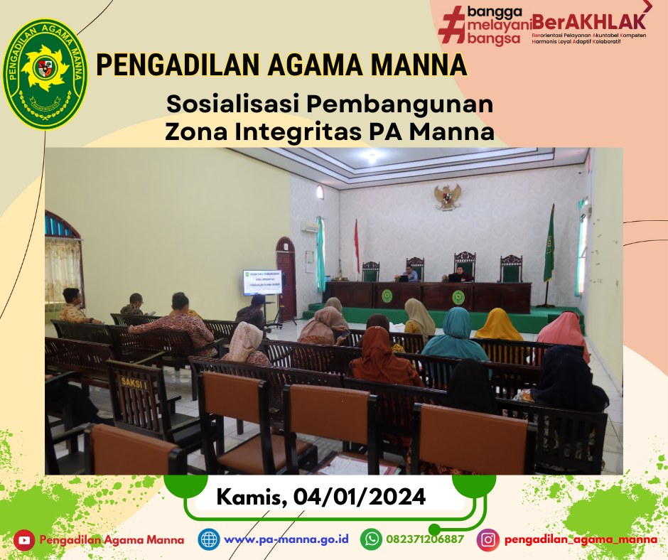 Sosialisasi Pembangunan ZI 3