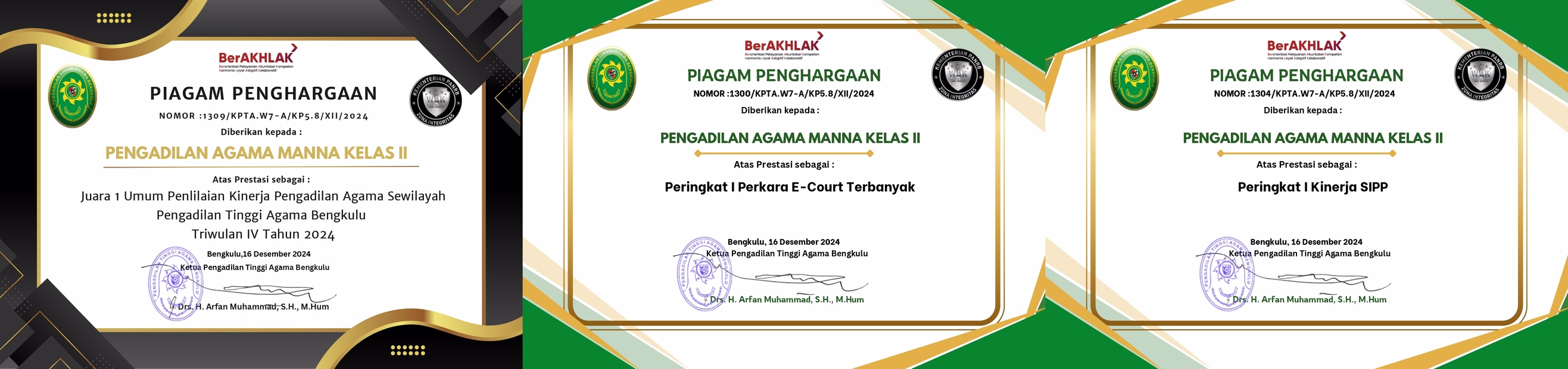 Prestasi PA Manna