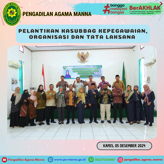 pelantikan kasubbag kepegawaian 3