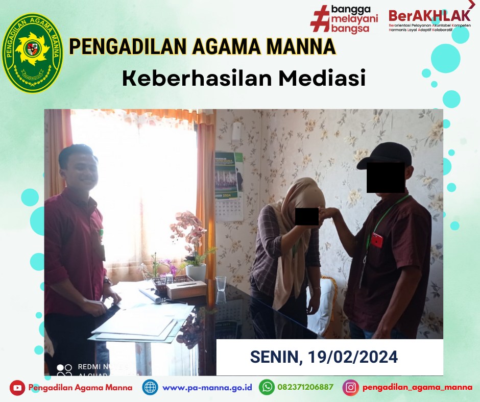 Keberhasilan Mediasi