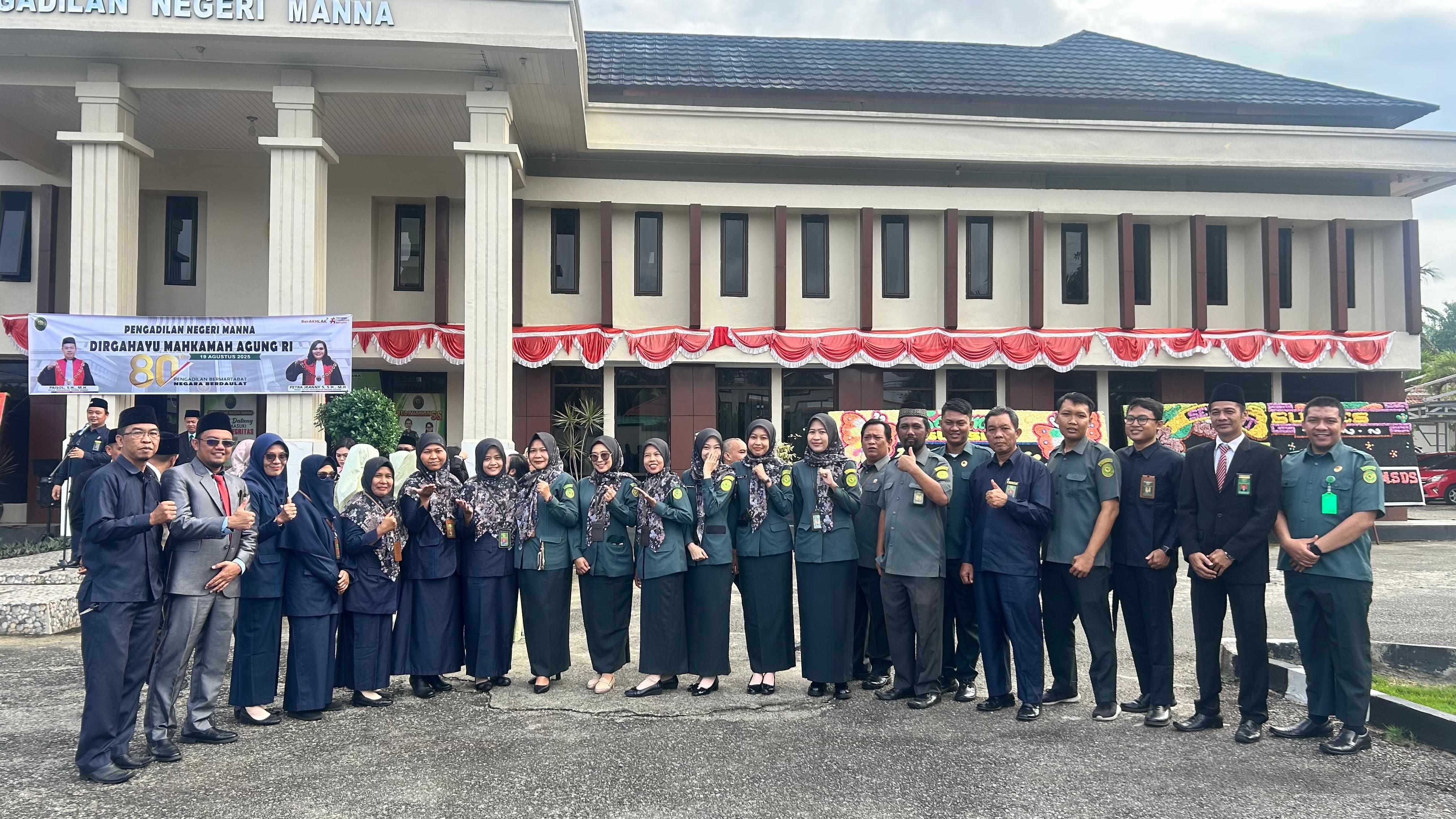 upacara HUT MARI ke 80