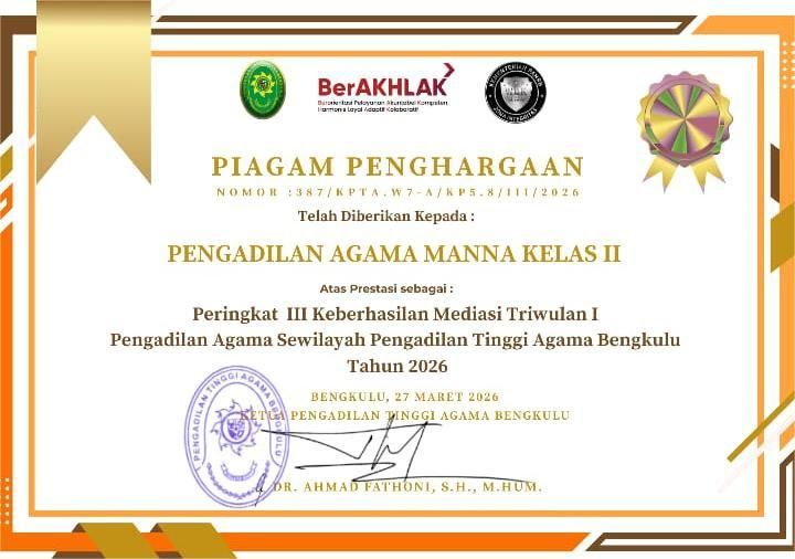 Keberhasilan Mediasi